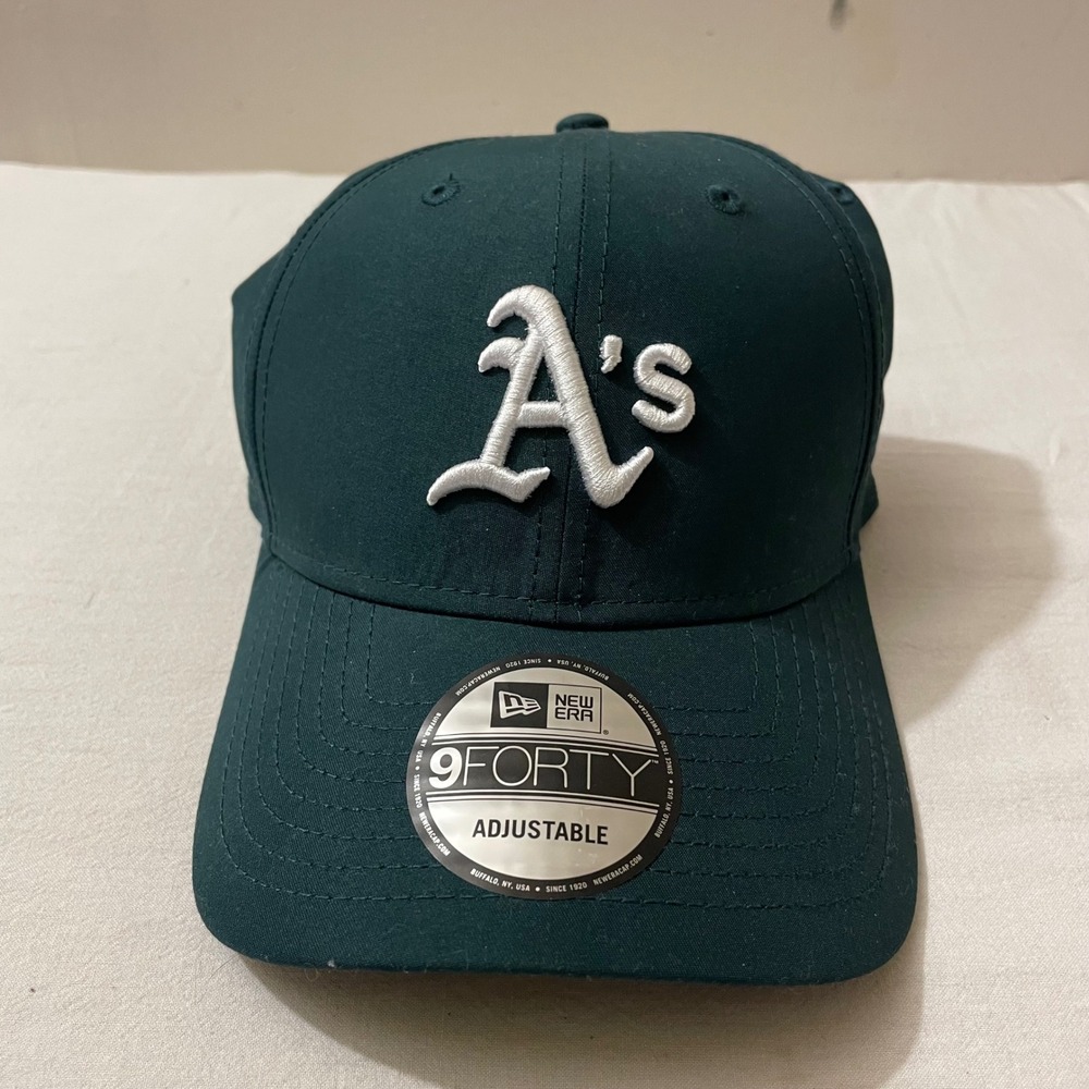 Oakland Athletics New Era‎ 9FORTY Adjustable MLB Baseball Cap Dark Green